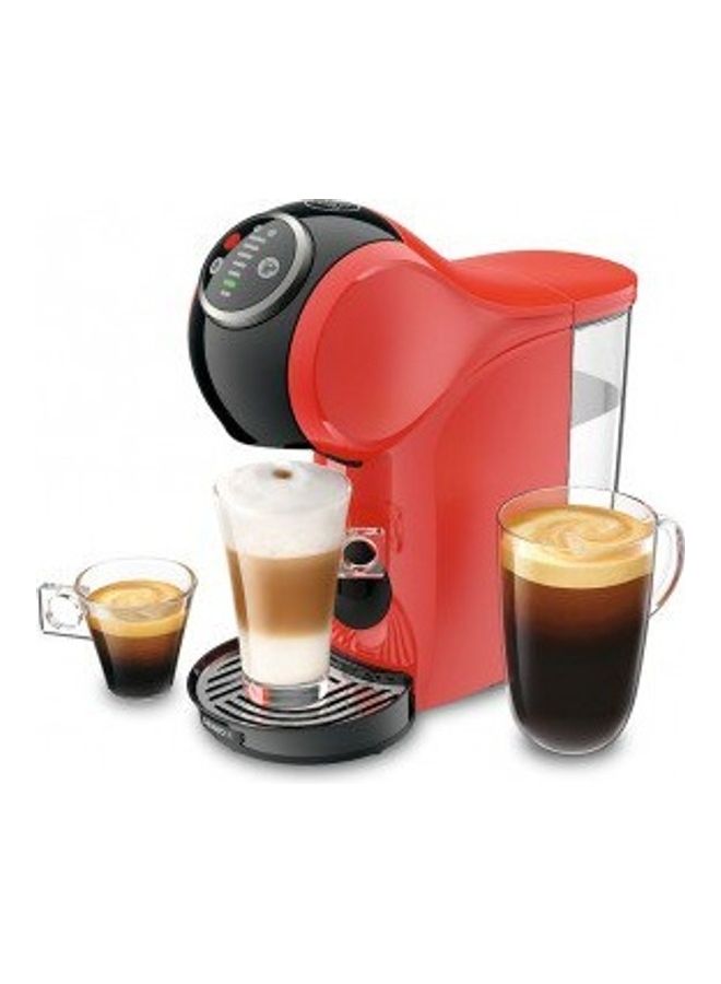 GENIO S PLUS Automatic Capsule Coffee Machine with Compact & Powerful up to 15 Bar Pressure, Cappuccino, Tea, Hot Chocolate & Espresso Coffee Maker EDG315.R Red