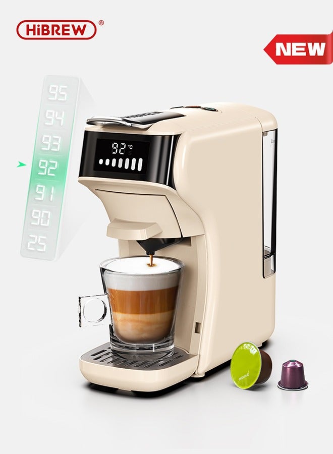 Capsule Coffee Machine 6 In 1 Hot/Cold Multiple Espresso Cafetera Cappuccino Coffee Maker Dolce Gusto Nespresso Powder H1B