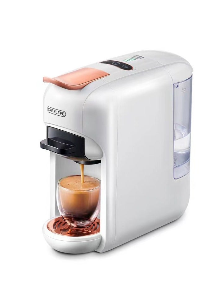 Coffee machine 5-in-1 capsule fully automatic 7-speed water level cold and hot Italian coffee machine