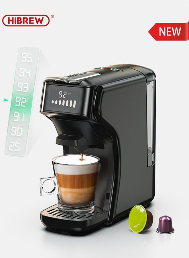 Capsule Coffee Machine 6 In 1 Hot/Cold Multiple Espresso Cafetera Cappuccino Coffee Maker Dolce Gusto Nespresso Powder H1B