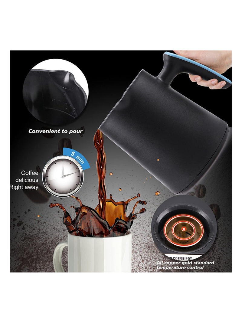 70-800ml Automatic Turkish Coffee Machine 1 to 4 Cup Cordless Electric Coffee Maker Greek Turkish Coffee Pot Espresso Machine