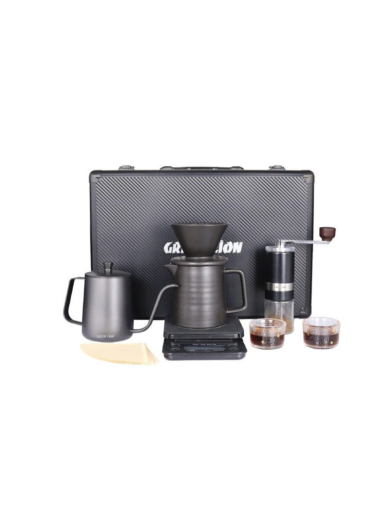 Green Lion G-80 Coffee Maker Set - Black