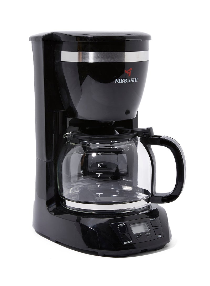 Drip Coffee Machine 900.0 W ME-DCM 1001B Black/Clear