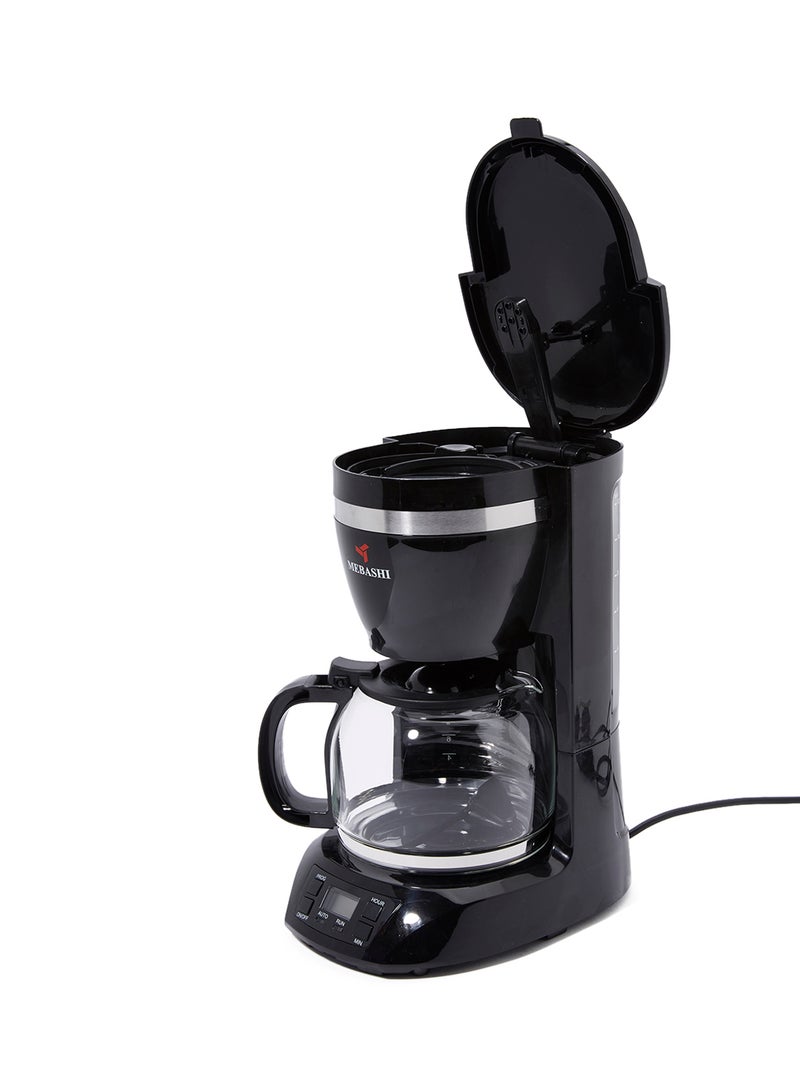 Drip Coffee Machine 900.0 W ME-DCM 1001B Black/Clear