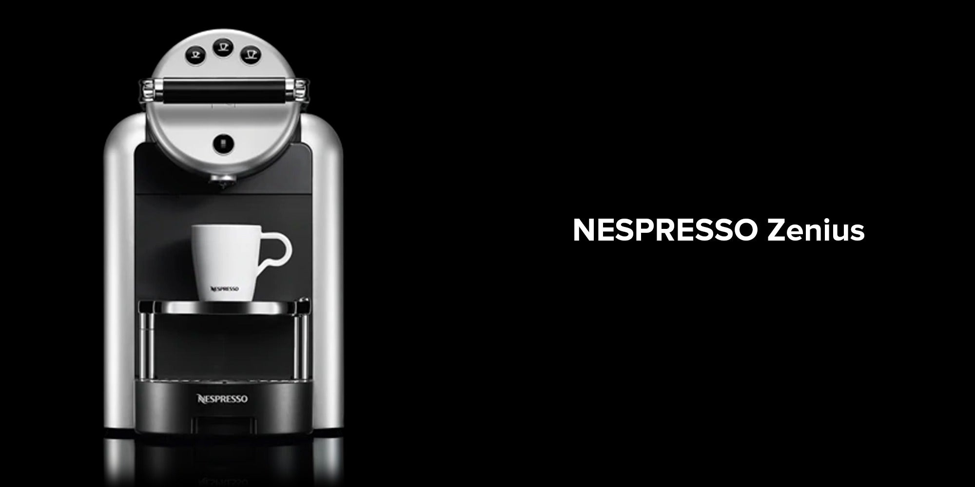 Zenius Coffee Machine ZN100EUR1 Silver/Black