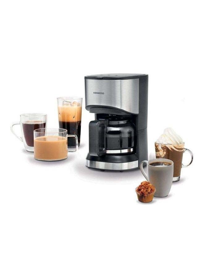 Coffee Machine Up To 6 Cup Coffee Maker For Drip Coffee And Americano 550W 40 Min Auto Shut Off, Reusable Filter, Anti Drip Feature, Warming Plate And Easy To Clean CMM05.000BM Black