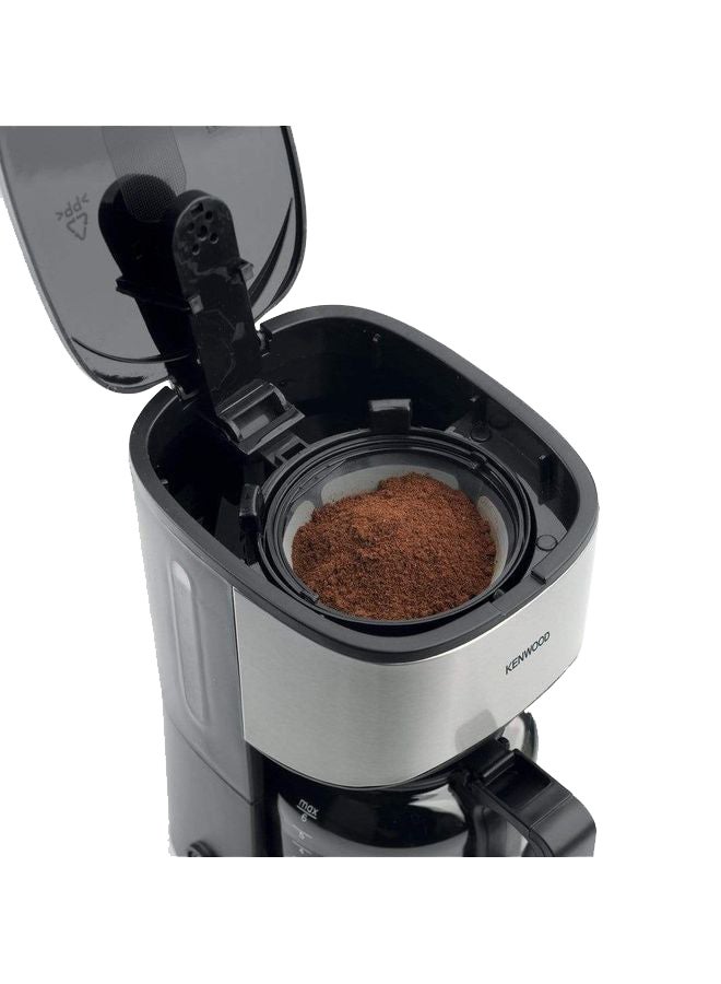 Coffee Machine Up To 6 Cup Coffee Maker For Drip Coffee And Americano 550W 40 Min Auto Shut Off, Reusable Filter, Anti Drip Feature, Warming Plate And Easy To Clean CMM05.000BM Black