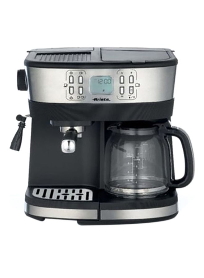 2 In 1 Espresso With Drip Coffee Machine 1690.0 W 1369 Black