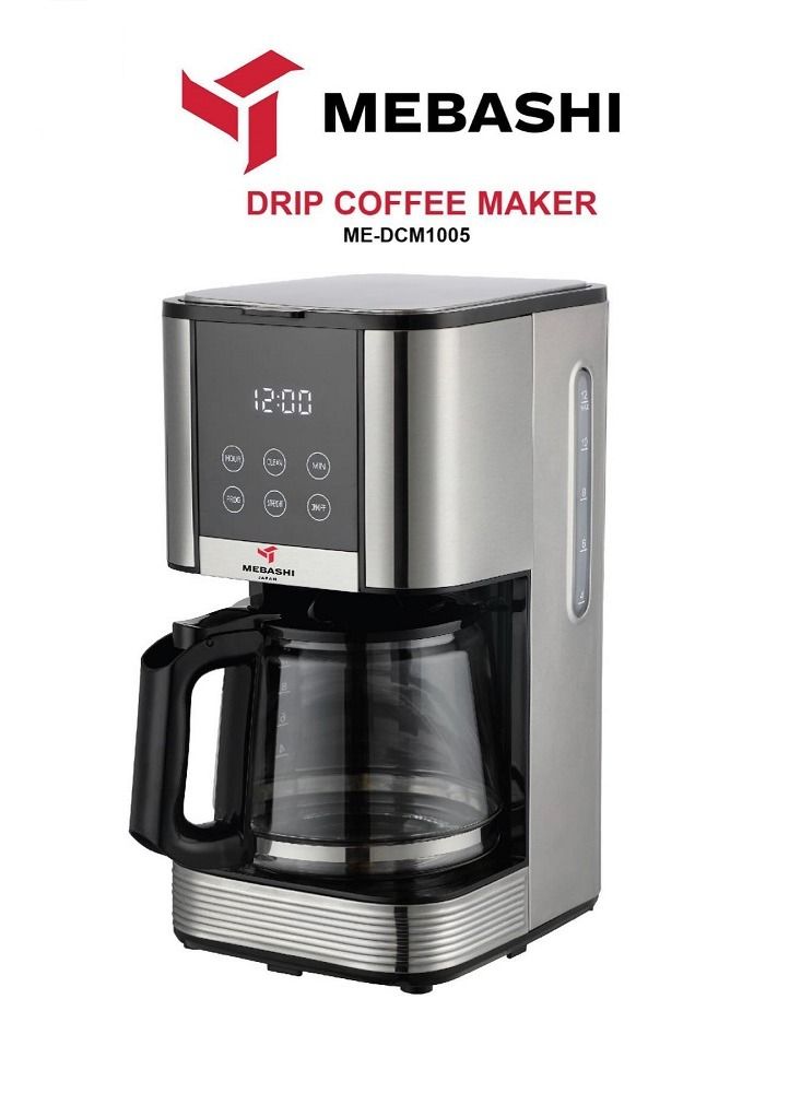 Drip Coffee Maker With Touch Control 1.2L 1000W