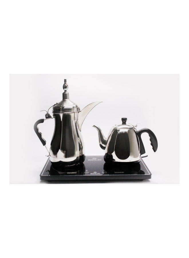 Arabic Coffee And Tea Maker 1.0 L 1600.0 W GA-C9845 Silver/Black