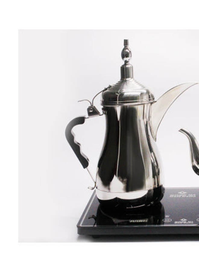 Arabic Coffee And Tea Maker 1.0 L 1600.0 W GA-C9845 Silver/Black