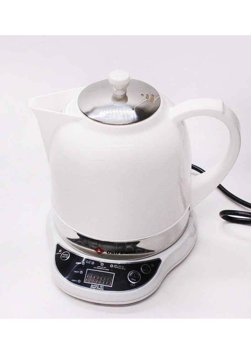 Gulf Dalla GA-C93881 Arabic Tea Maker Electric Kettle 1000W 1200ml  White