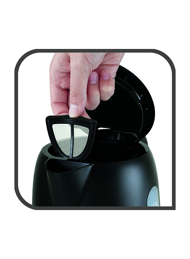 Kettle | Equinox Water Boiler | with removable anti-scale filter | 2 Years Warranty 1.7 L 2400 W KO330827 Black