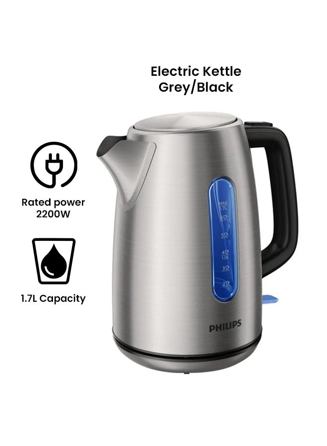 Viva Collection Electric Kettle 1.7 L 2200 W HD9357/12 Grey/Black