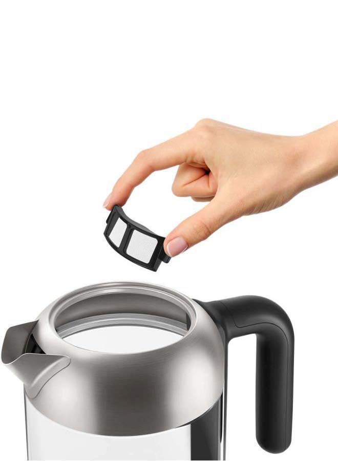 Electric Kettle 1.7 L 2200 W HD9339/81 Clear/Silver/Black