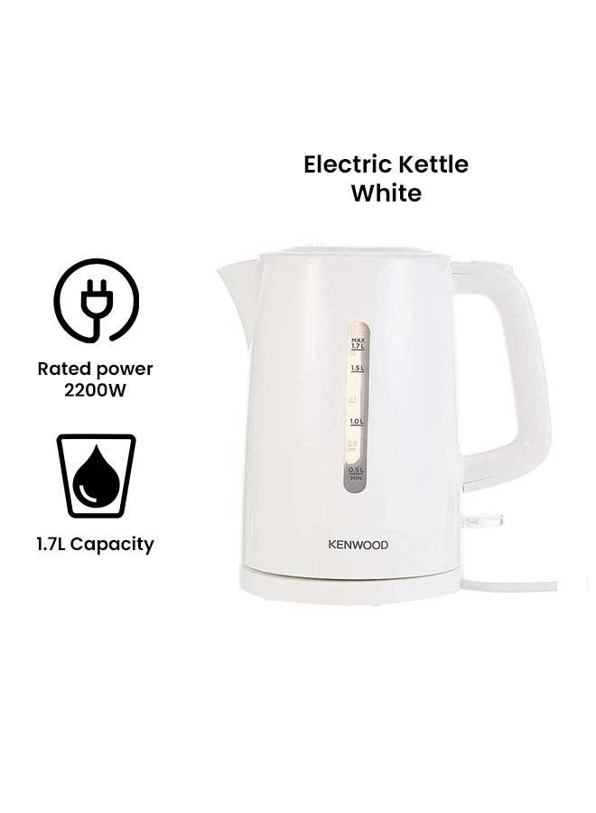 Kettle, Removable Mesh Filter, Plastic, 1.7 L 2200 W ZJP00.000WH White