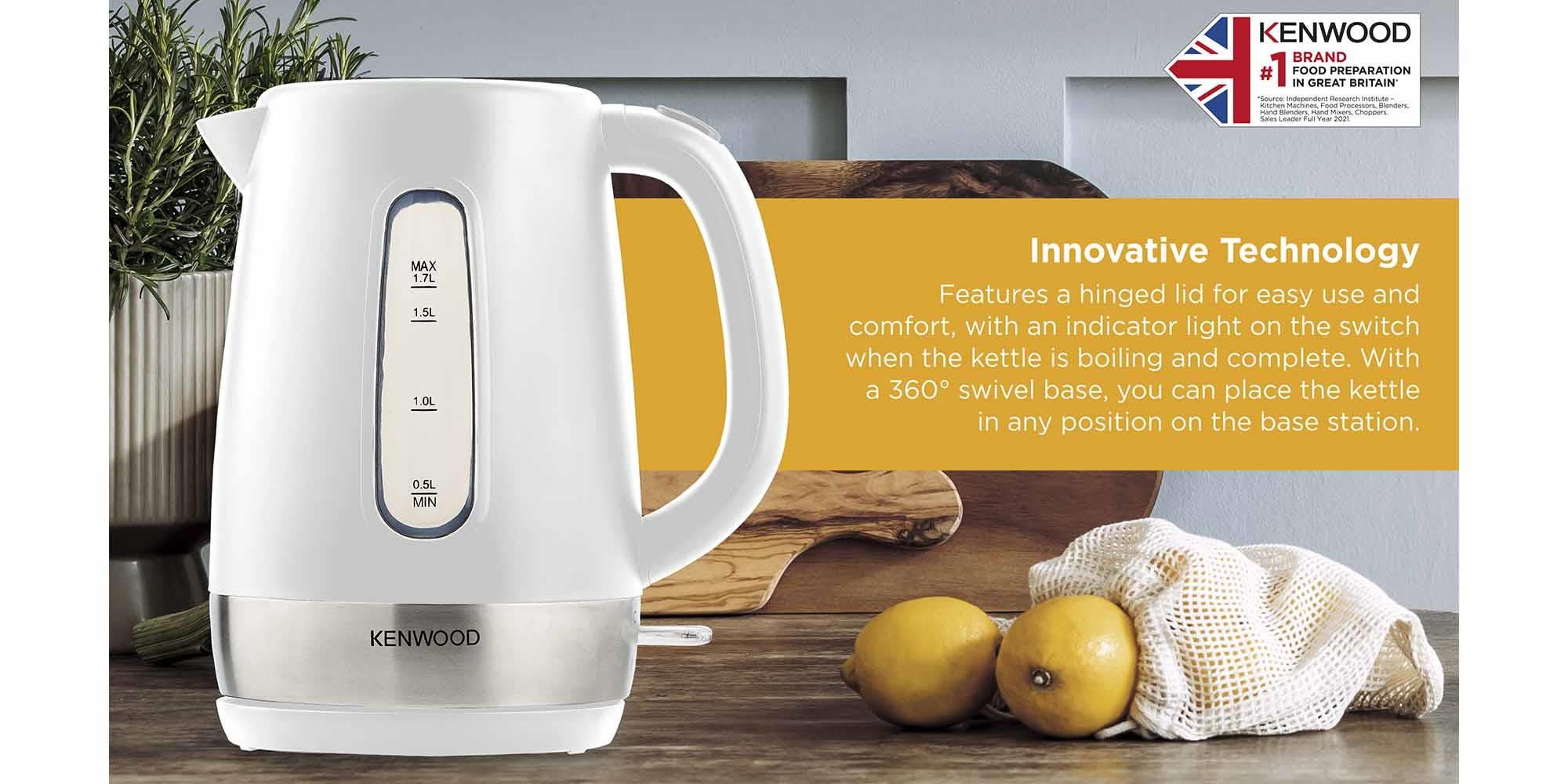 Cordless Electric Kettle With Auto Shut-Off & Removable Mesh Filter 1.7 L ZJP00.000WH White