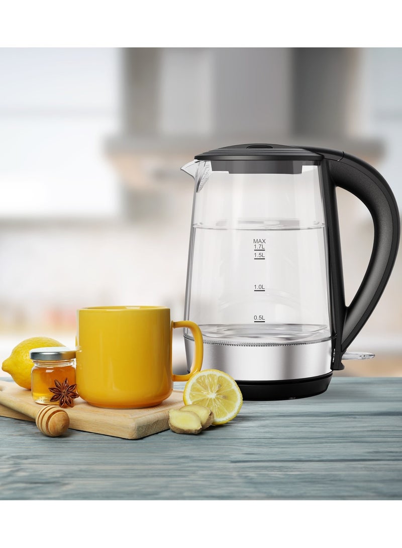 LePresso 360 Transparent Quick-Boil Glass Kettle