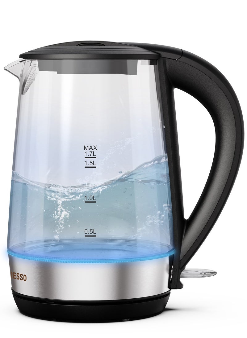 LePresso 360 Transparent Quick-Boil Glass Kettle