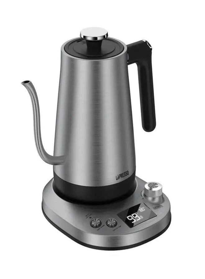 LePresso Pour-Over Kettle Electric Temperature Control - Gray