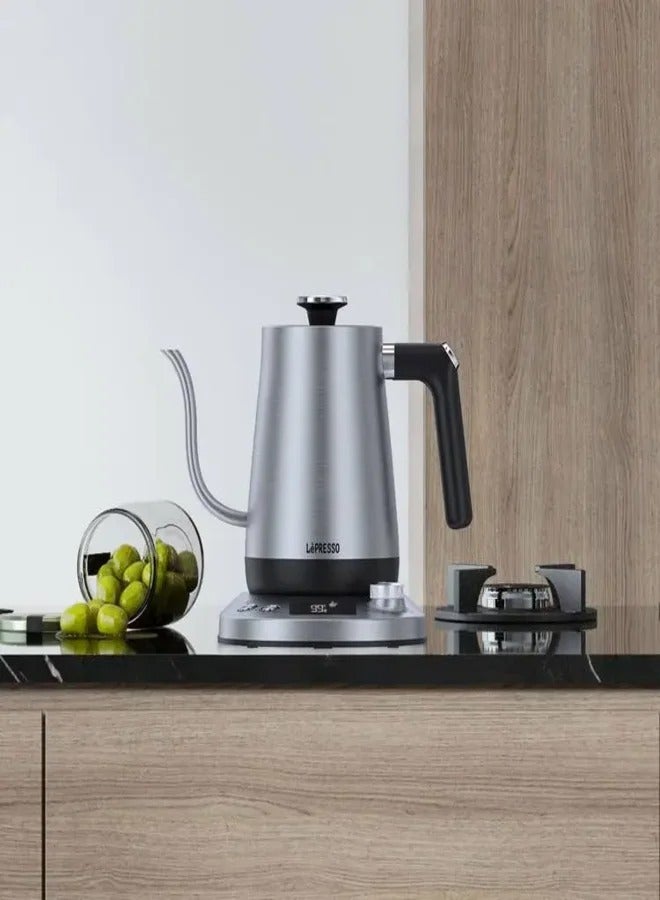 LePresso Pour-Over Kettle Electric Temperature Control - Gray