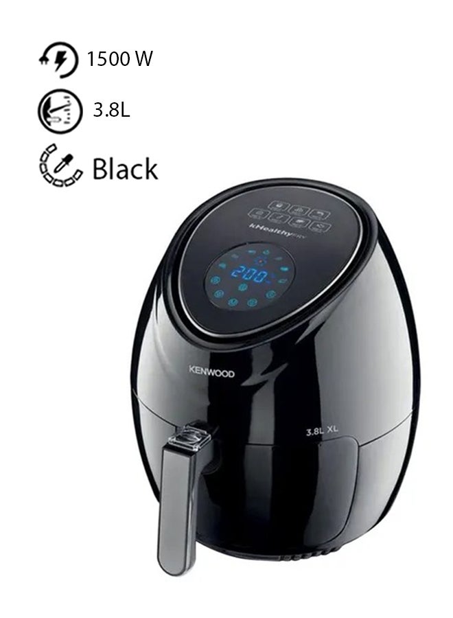 Digital Air Fryer, 1.7Kg, Rapid Hot Air Circulation, 3.8 L 1500 W HFP30 Black