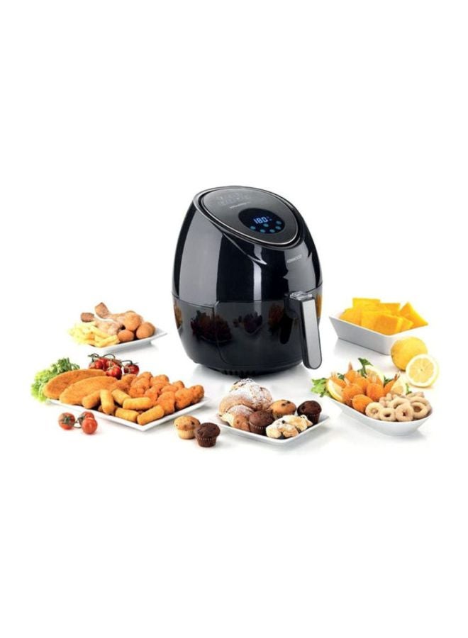 Digital Air Fryer, 1.7Kg, Rapid Hot Air Circulation, 3.8 L 1500 W HFP30 Black