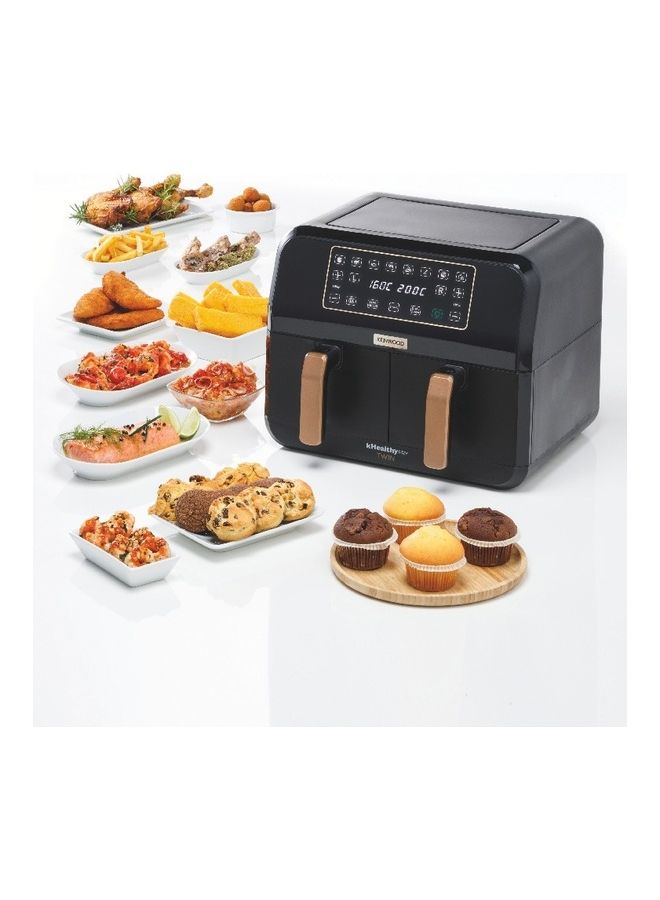 Dual Air Fryer 4 L 1700 W HFP70.000BK Black