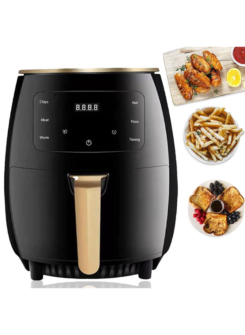 Air Fryer,Electric Hot Air Fryers Oilless Cooker with 8 Presets,Non-Stick Detachable Basket Oilless Cooker 2400W Digital LCD Touch Screen needed