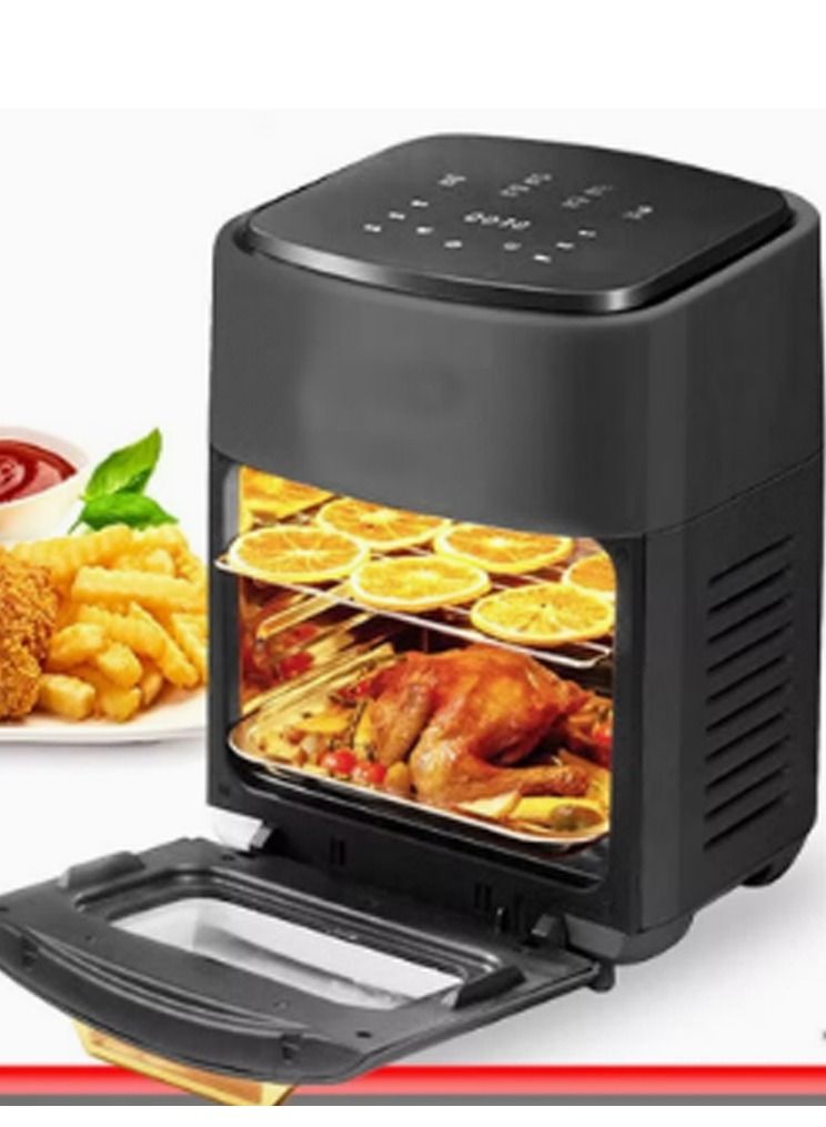 Multifunct Electric Deep Fryers Without Oil Hot Air Fryer Oil-Free Air Fryer 15L French Fries 1400W Toaster Airfryer Accessories