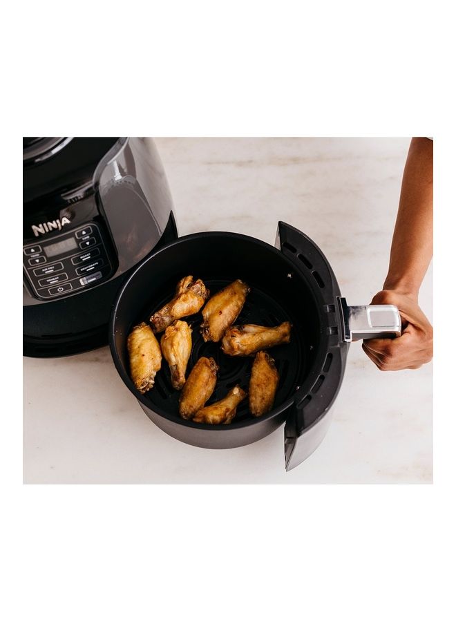 Air Fryer, 3.8L, 4-In-1, Uses No Oil, Air Fry, Roast, Reheat, Dehydrate, Non-Stick, Dishwasher Safe Basket, Cooks 2-4 Portions, Digital 3.8 L 1550 W AF100ME Grey & Black