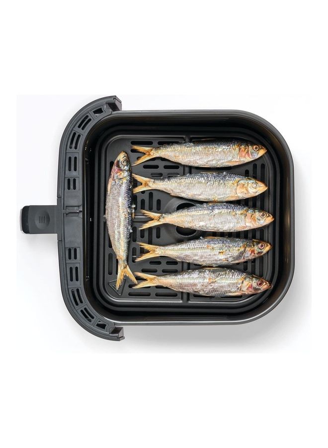 12-in-1 Digital Air Fryer, 8.5L/2Kg Capacity, Rapid Hot Air Circulation for Frying, Grilling, Baking and Broiling, Brushed Matte Finish, Viewing Window - 5.8 L 1800 W AF5800-B5 Black
