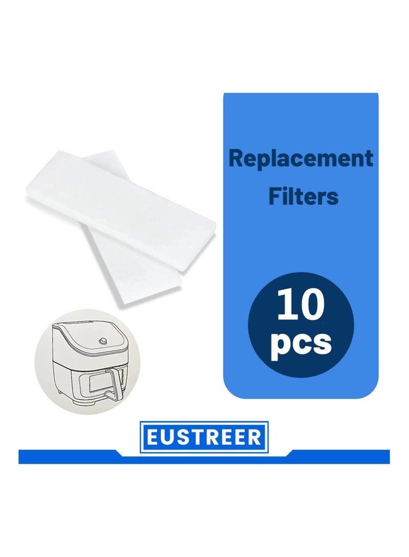 10PCS Air Fryer Replacement Filters, Air Fryer OdorErase Filter Replacements OdorErase Filters Air Fryer Accessories Odor Removing Filters OdorErase Accessories for Instant Vortex Air Fryer