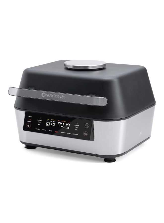 Smart Indoor Grill And Air Fryer With Built-In Thermometer 8.5 L 1760.0 W AFG960 Black/ Silver