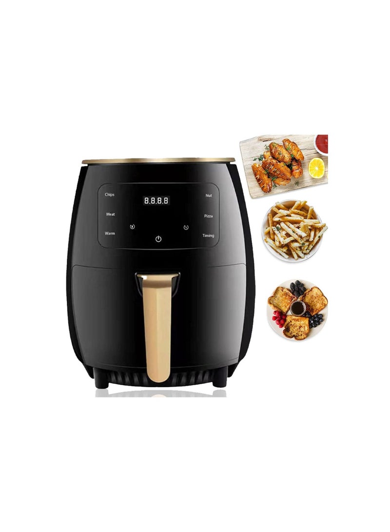 Electric Air Fryer 6L Multi-Functional with Adjustable Temperature Includes Plug Converter