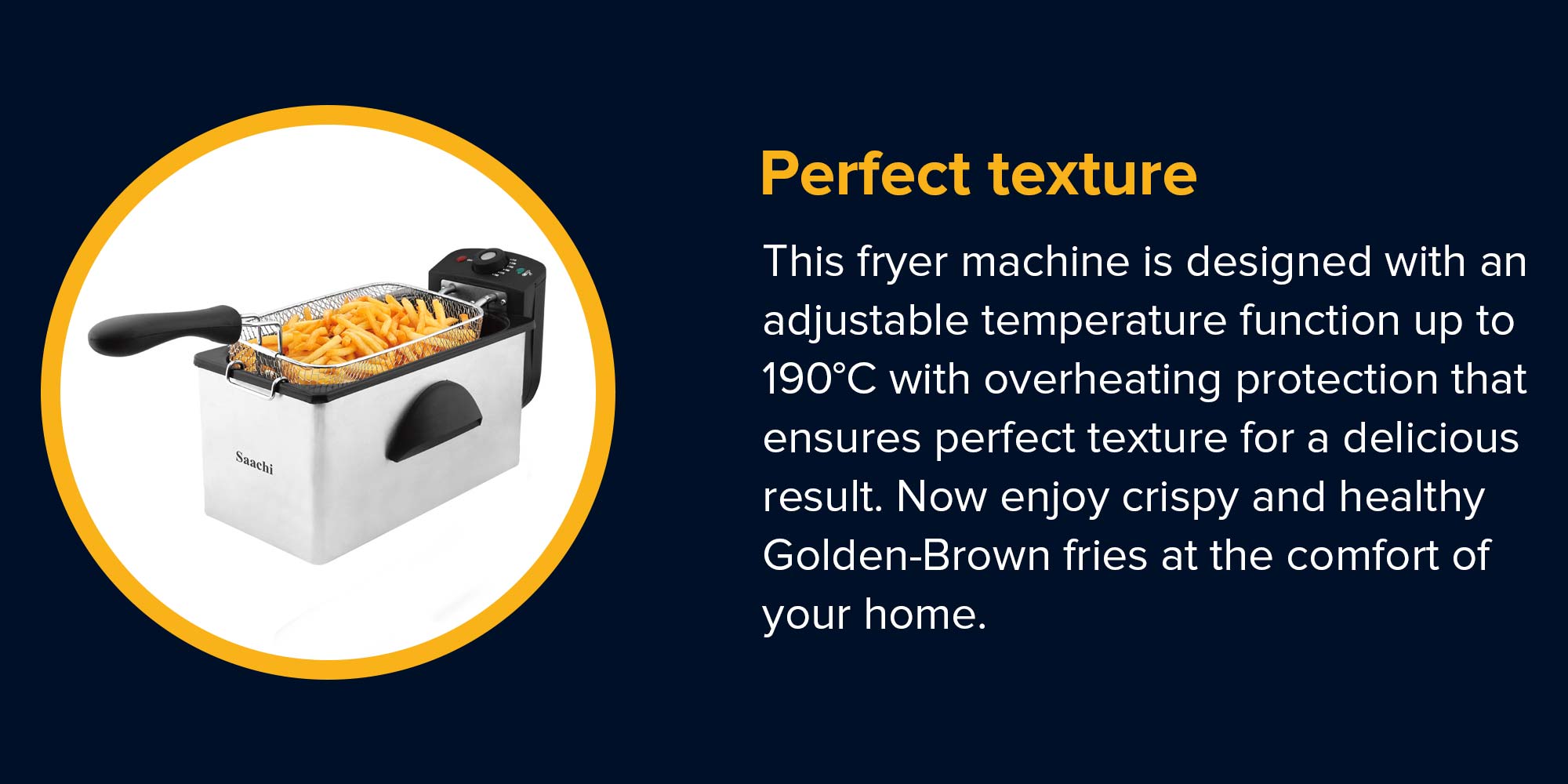 Deep Fryer 3 L 2000 W NL-DF-4751-ST Silver/Black