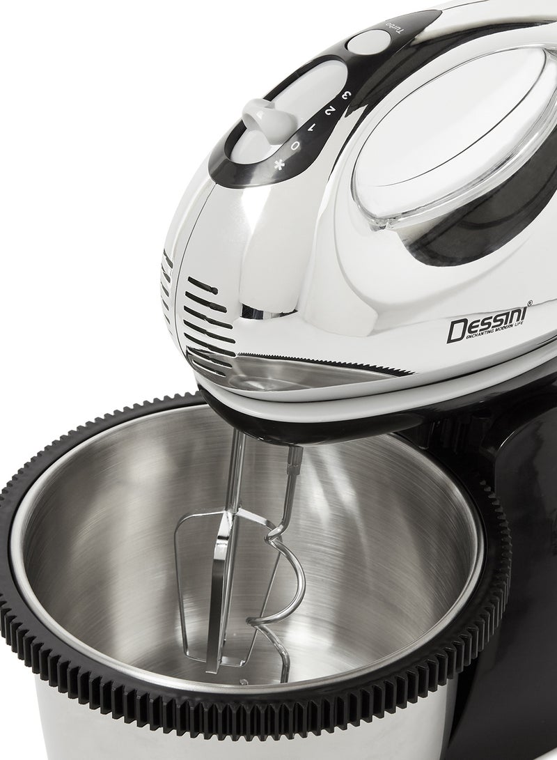 Hand Mixer With Bowl 250W 2.0 L 250.0 W 505 Silver/Black
