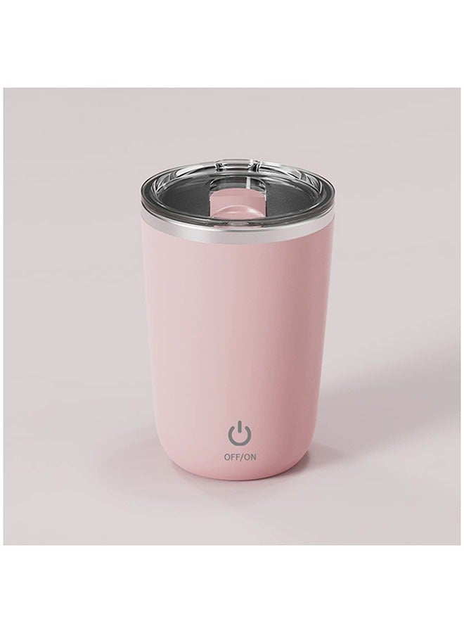 350ml Automatic Stirring Coffee Mug,Electric Mixing Cup,USB Rechargeable, for Coffee, Milk, Cocoa,and Protein (Pink)