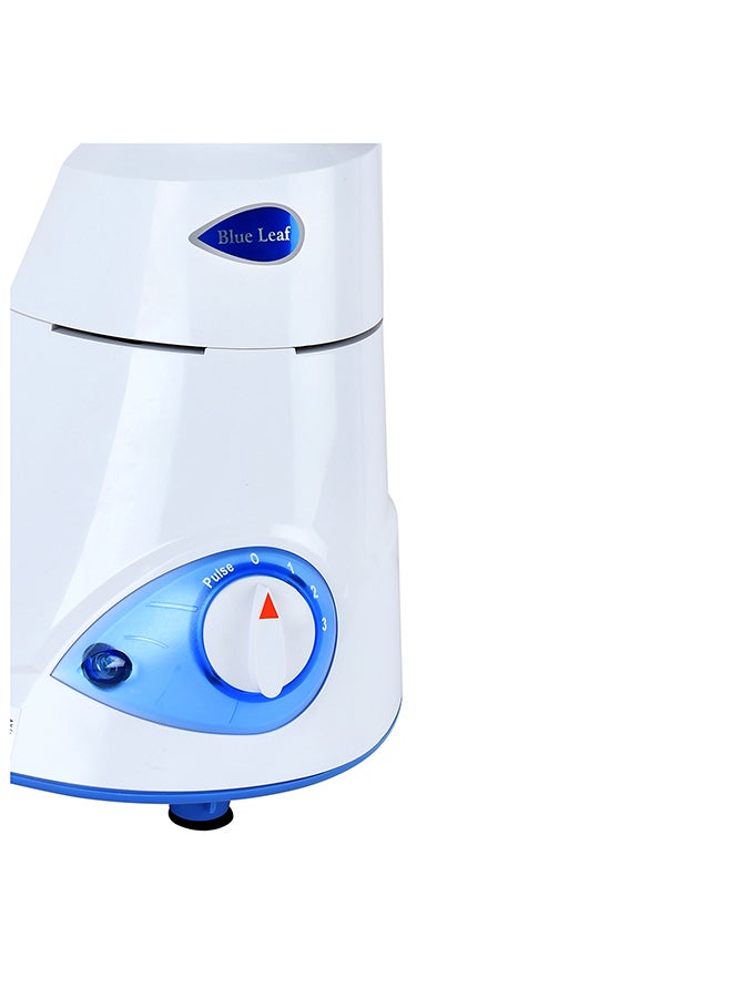 Blue Leaf Platinum Mixer Grinder 750.0 W | Multifunctional Grinder with Stainless Steel Jars & Blades 750 W MG-139/09 White/Blue/Clear