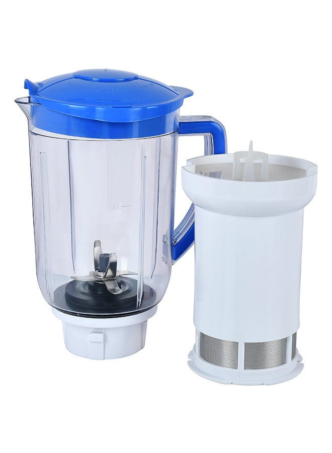 Blue Leaf Platinum Mixer Grinder 750.0 W | Multifunctional Grinder with Stainless Steel Jars & Blades 750 W MG-139/09 White/Blue/Clear