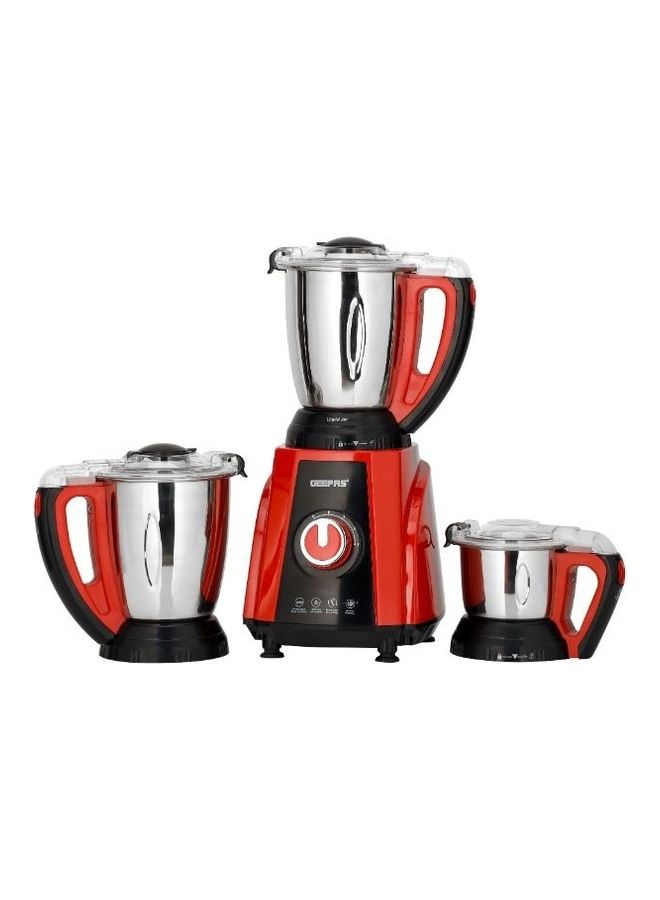3-In-1 Mixer Grinder And Blending Jar 1.5 L 750.0 W GSB44040 Red/Black