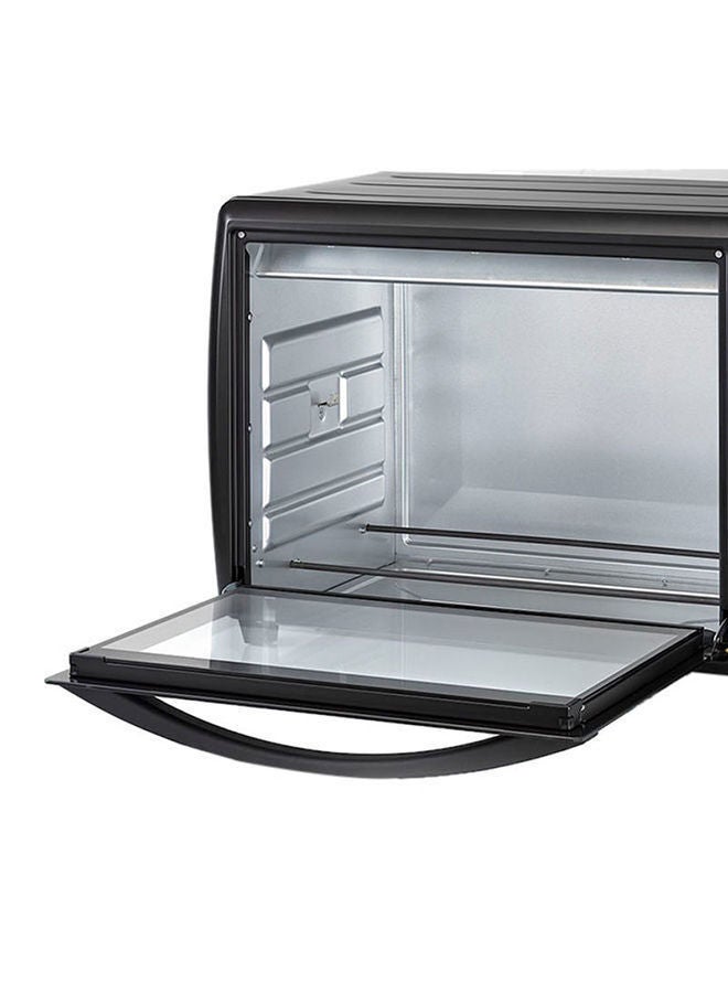 Toaster Oven, Adjustable 90-230°C Thermostat, Double Grill with Convection, Glass Door for Safety, Rotisserie Function, Anti-Rust Stainless Steel Interior, 70 L 2200 W TRO70RDG-B5 Black