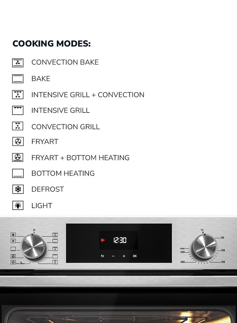 Built in Electric Oven 60 cm