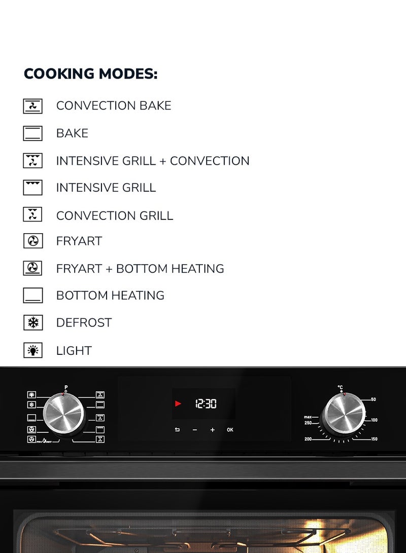 Built in Electric Oven 60 cm