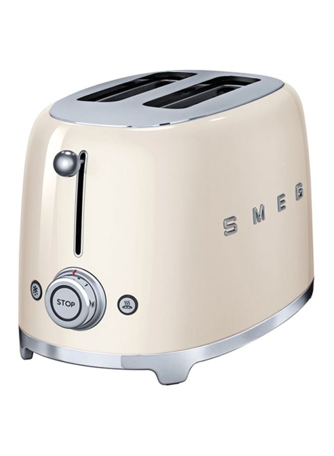 2-Slice Retro Toaster 1035 W TSF01CRAU/UK cream