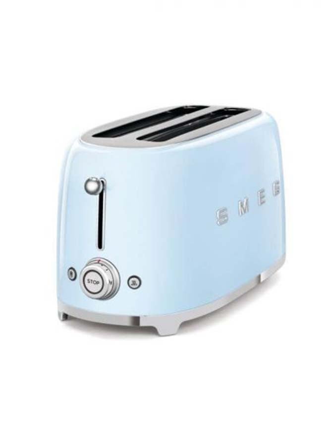 50's Retro Style Aesthetic 4 Slice Toaster 800 W 1635 W 1635 W TSF02PBUK Pastel Blue