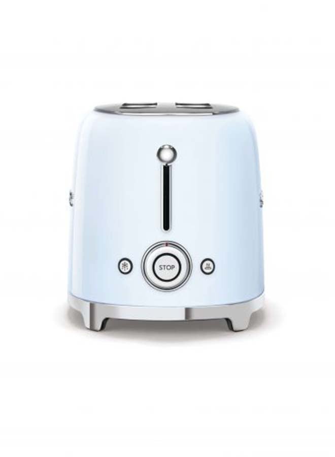 50's Retro Style Aesthetic 4 Slice Toaster 800 W 1635 W 1635 W TSF02PBUK Pastel Blue