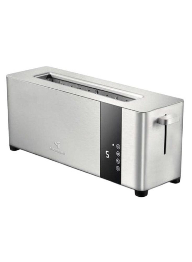 Single Slice Long Bread Toaster Stainless Steel Body With Digital Display