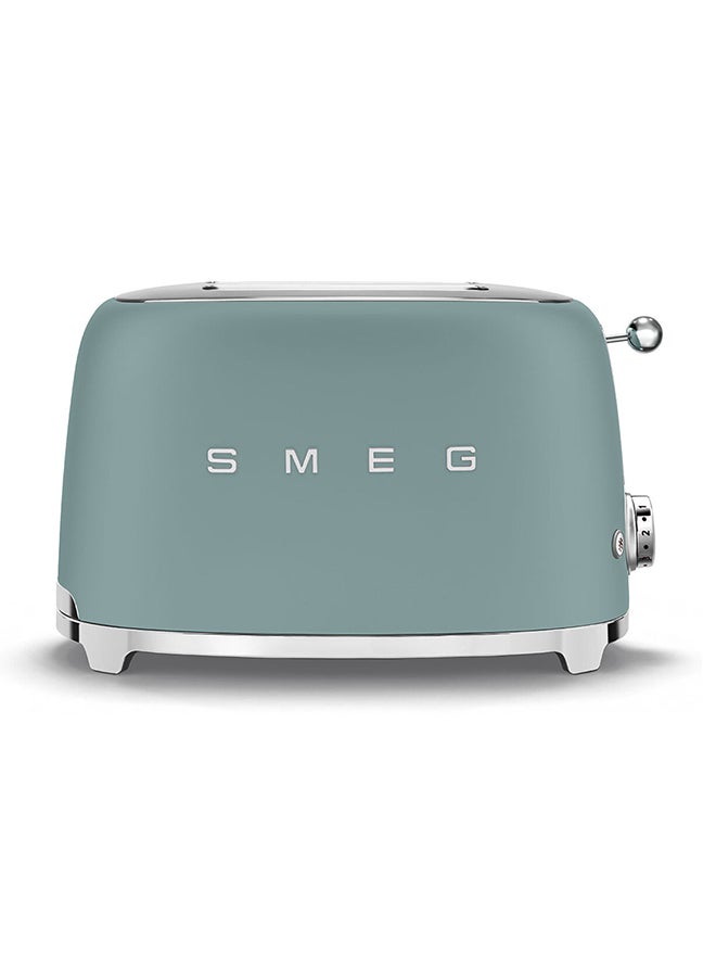 50s Retro Style 2 Slice Toaster 950 W TSF01EGMAU Emerald Green