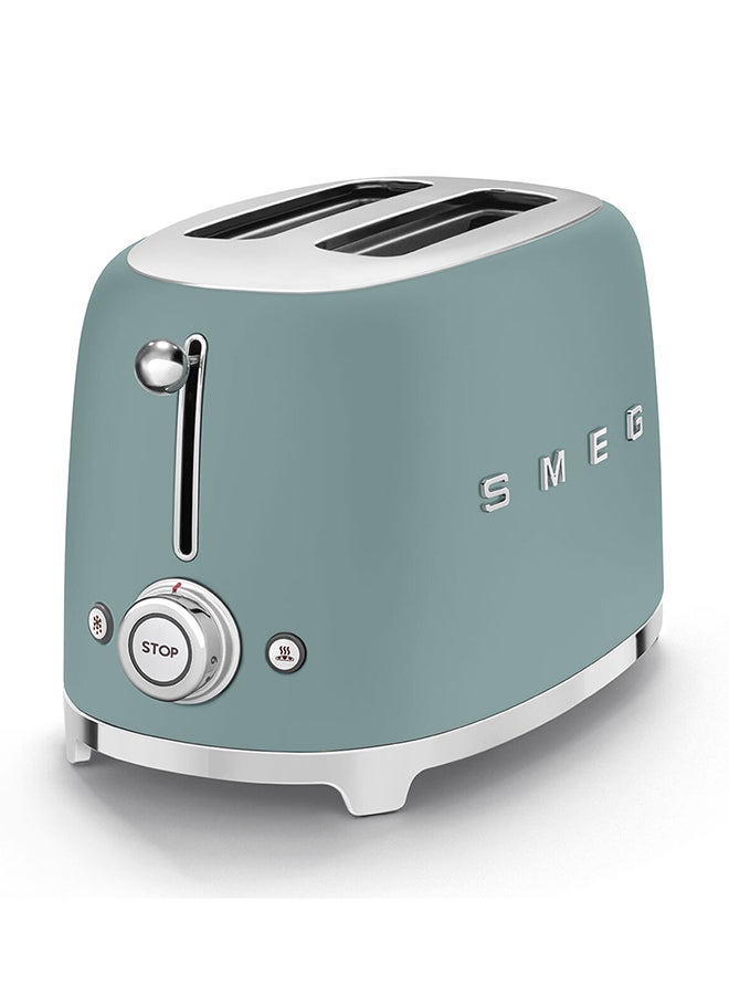 50s Retro Style 2 Slice Toaster 950 W TSF01EGMAU Emerald Green